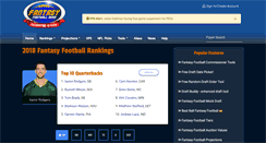 Desktop Screenshot of fantasyfootballnerd.com