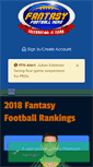 Mobile Screenshot of fantasyfootballnerd.com